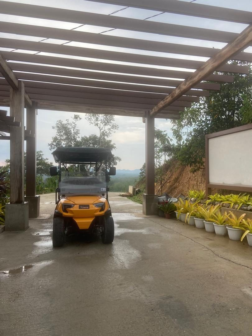 Lawatan buggy meredah barisan nanas MD2 di ladang